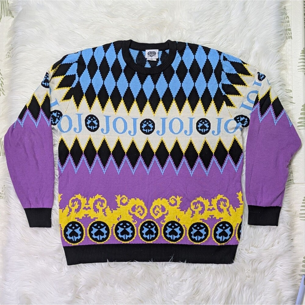 Ripple Junction JoJo's Bizarre Adventure Knit Sweater Mens XL Anime Streetwear